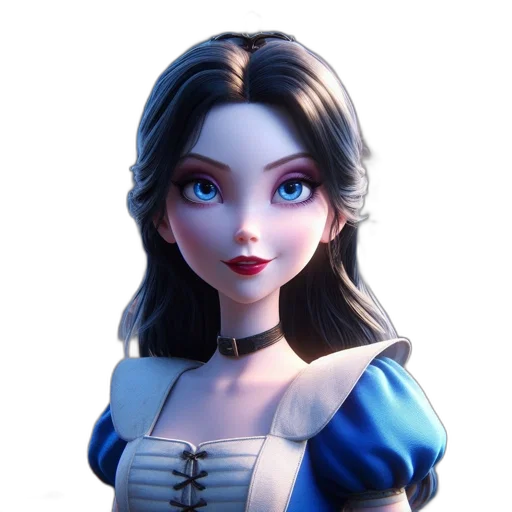 staff, face, 3d render, fantasy art, concept art, photorealistic, blue, animated transparent PNG cut-out