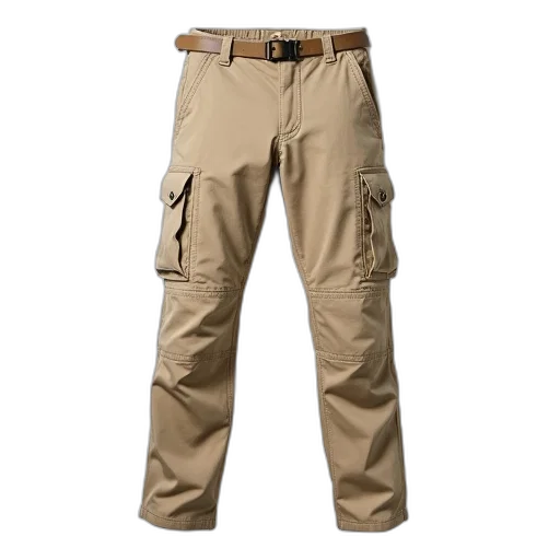 jacket, earth tones, pair, beige, cargo, pants, multiple, pockets transparent PNG cut-out