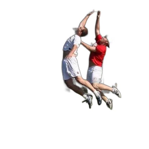 staff, shoes, 3d render, photorealistic, two, men, jump, air transparent PNG cut-out