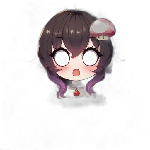 creature, staff, hat, face, pixel art, anime, fantasy art, concept art transparent PNG cut-out