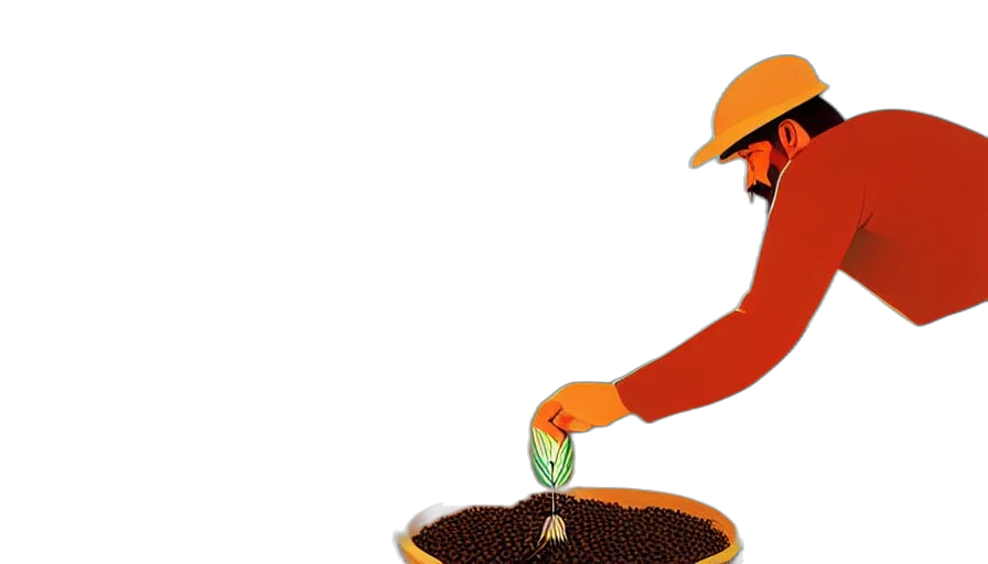 hat, staff, food, 3d render transparent PNG cut-out