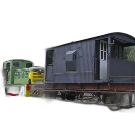 car, robot, 3d render, concept art, photorealistic, vintage, train, green transparent PNG cut-out