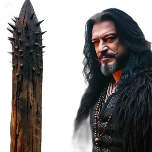 sword, weapon, staff, fantasy art, concept art, photorealistic, 3d render, man transparent PNG cut-out