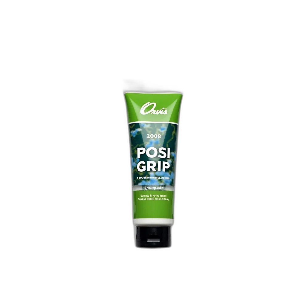 white, background, tube, orvis, posigrip, center, has, green transparent PNG cut-out