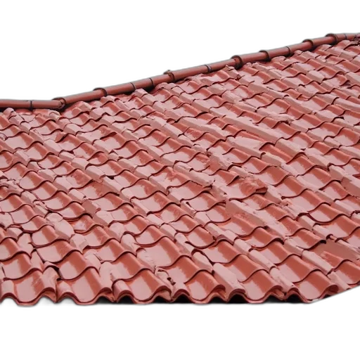 umbrella, dress, jacket, hair, 3d render, red-tiled, roof, visible transparent PNG cut-out