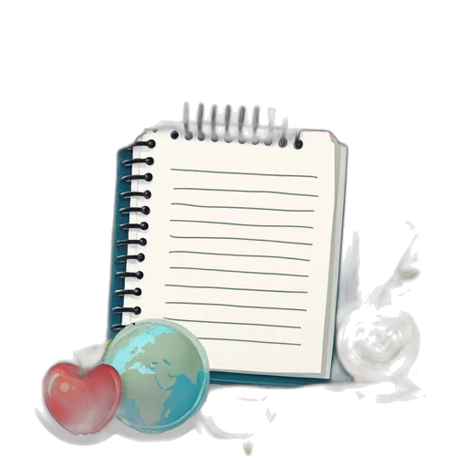 staff, 3d render, concept art, photorealistic, education, sticker, pad transparent PNG cut-out