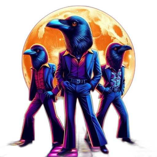 jacket, robot, mask, animal, concept art, pixel art, vaporwave, comic book art transparent PNG cut-out