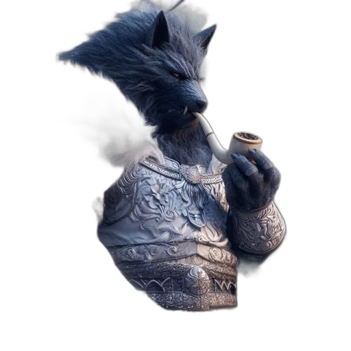 dragon, staff, mask, animal, fantasy art, concept art, 3d render, photorealistic transparent PNG cut-out