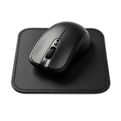 3d render, black, computer, mouse, silver, scroll, wheel, buttons transparent PNG cut-out