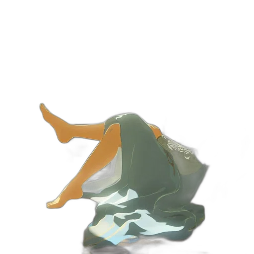 shoes, weapon, creature, jacket, concept art, 3d render, watercolor, vaporwave transparent PNG cut-out