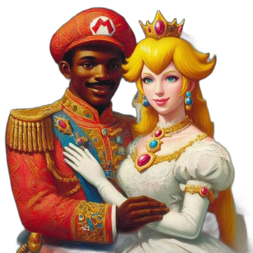 crown, dress, hat, face, pixel art, concept art, fantasy art, vaporwave transparent PNG cut-out