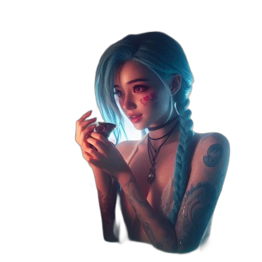 dress, jewelry, robot, face, cyberpunk, concept art, fantasy art, pixel art transparent PNG cut-out