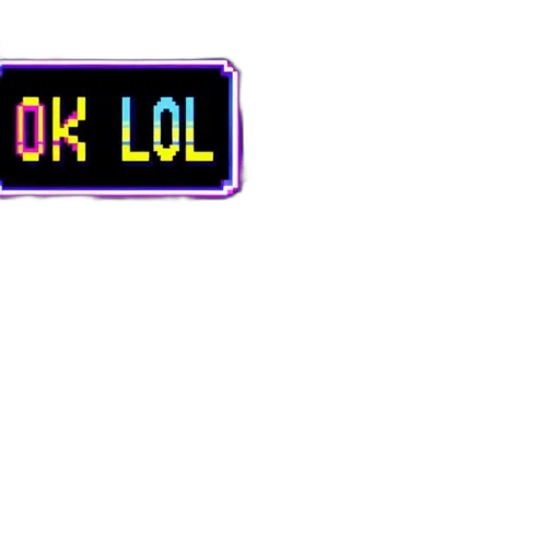 robot, pixel art, vaporwave, cyberpunk, 3d render, neon lights, outer space, neon transparent PNG cut-out