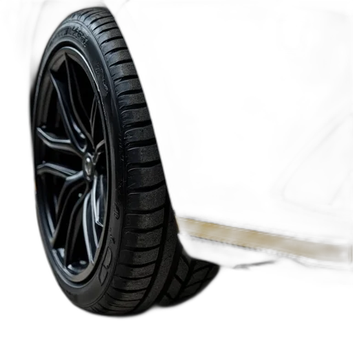 car, shoes, first, image, shows, close-up, front, wheel transparent PNG cut-out