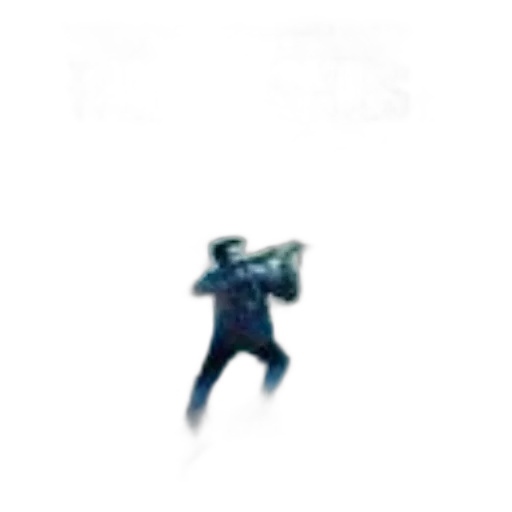 pixel art, concept art, blue, falling, skies, promotional, poster, featuring transparent PNG cut-out