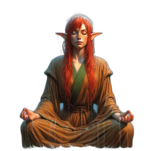 staff, fantasy art, concept art, pixel art, photorealistic, red, green, woman transparent PNG cut-out