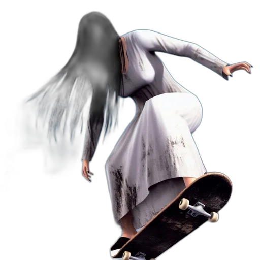 dress, creature, hair, staff, concept art, 3d render, photorealistic, fantasy art transparent PNG cut-out