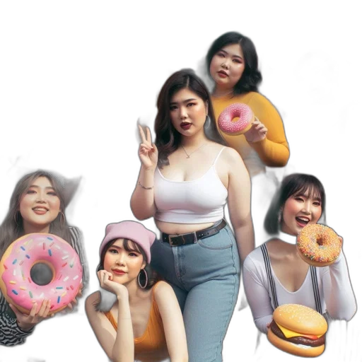 food, hat, dress, weapon, pastel, seven, women, pose transparent PNG cut-out