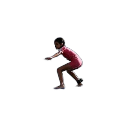 young, child, pink, outfit transparent PNG cut-out