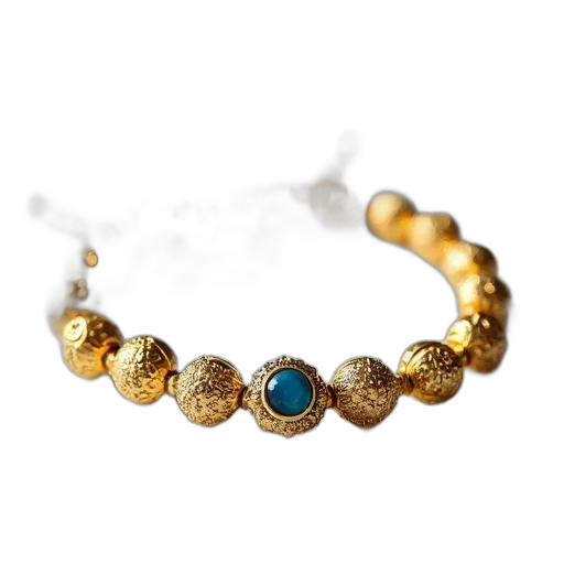 jewelry, crown, golden, blue, close-up, image, gold, bracelet transparent PNG cut-out