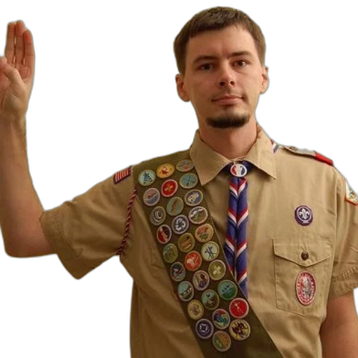 jacket, staff, weapon, jewelry, pixel art, concept art, young, man transparent PNG cut-out