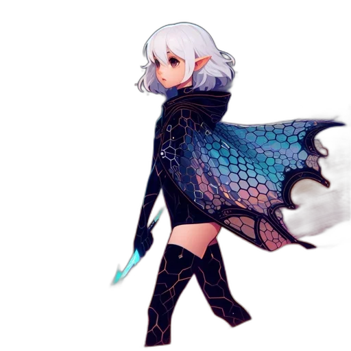 dragon, creature, sword, staff, fantasy art, pixel art, concept art, 3d render transparent PNG cut-out