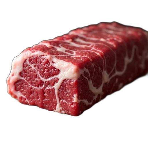 food, animal, sword, weapon, photorealistic, 3d render, brisky, beef transparent PNG cut-out