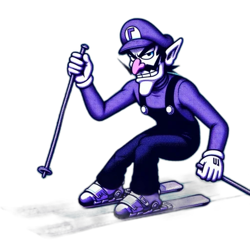staff, weapon, concept art, cartoon, pixel art, watercolor, monochrome, blue transparent PNG cut-out