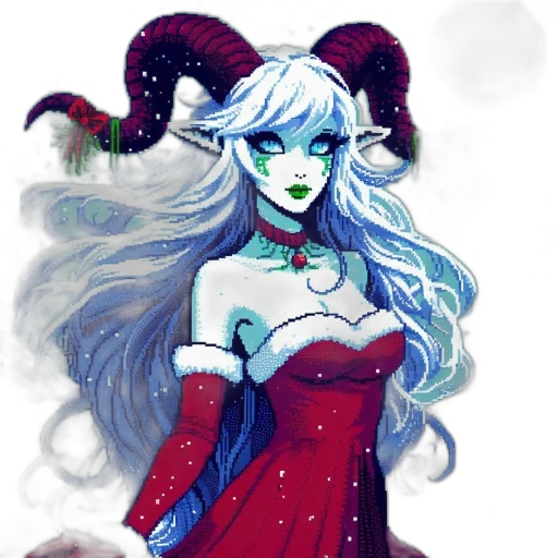 fantasy art, pixel art, concept art, anime, red, blue, dark, green transparent PNG cut-out