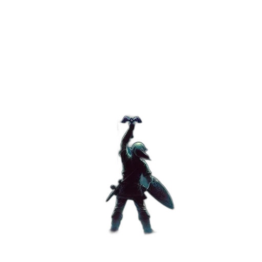 sword, dragon, weapon, robot, pixel art, concept art, 3d render, fantasy art transparent PNG cut-out