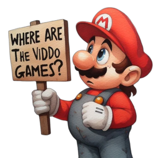weapon, pixel art, concept art, 3d render, cartoon, illustration, features, mario transparent PNG cut-out
