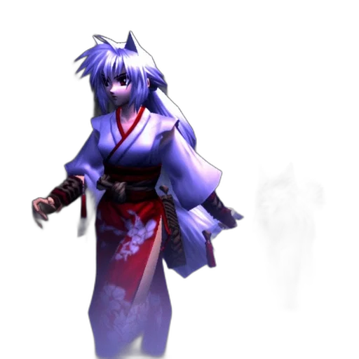 staff, concept art, 3d render, fantasy art, anime, blue, monochrome, anime-style transparent PNG cut-out