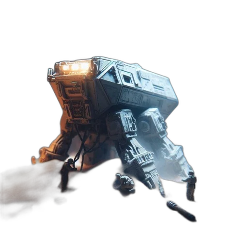 robot, weapon, creature, dragon, concept art, 3d render, fantasy art, pixel art transparent PNG cut-out