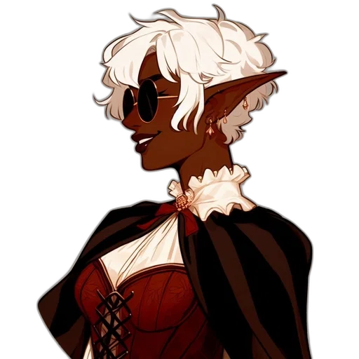 staff, mask, dress, concept art, fantasy art, pixel art, cartoon, dark transparent PNG cut-out