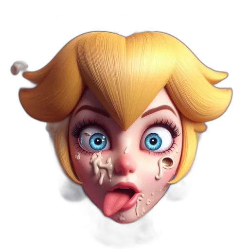 face, mask, creature, 3d render, concept art, cartoon, pixel art, animated transparent PNG cut-out