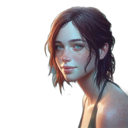 face, robot, concept art, fantasy art, photorealistic, pixel art, neon lights, blue transparent PNG cut-out