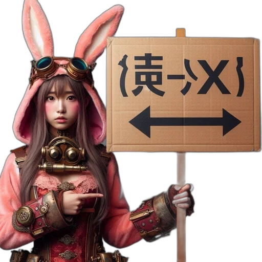 staff, weapon, concept art, fantasy art, photorealistic, cyberpunk, person, steampunk-bunny transparent PNG cut-out
