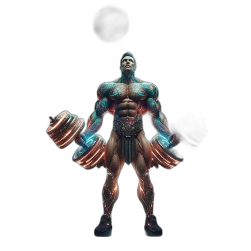 creature, weapon, robot, staff, concept art, 3d render, fantasy art, comic book art transparent PNG cut-out