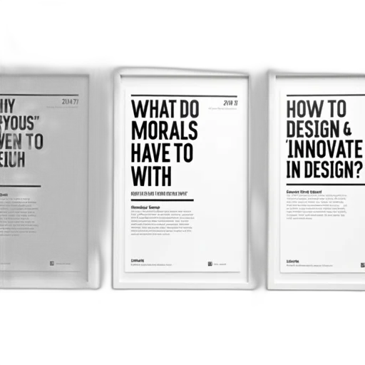 monochrome, series, three, white, posters, black, text, displayed transparent PNG cut-out