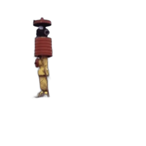staff, hat, robot, weapon, concept art, pixel art, 3d render, fantasy art transparent PNG cut-out