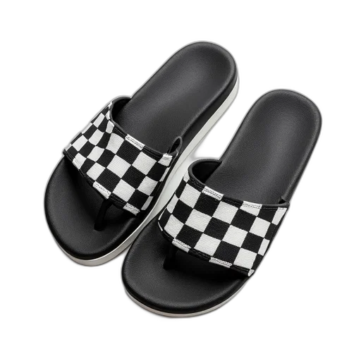 shoes, monochrome, mens, flip transparent PNG cut-out
