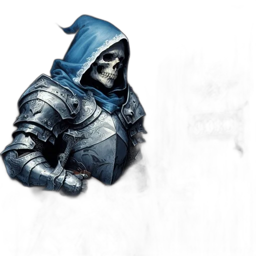 mask, jacket, sword, face, concept art, fantasy art, pixel art, photorealistic transparent PNG cut-out