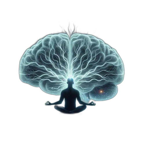 crown, concept art, 3d render, pixel art, photorealistic, meditating, figure, center transparent PNG cut-out