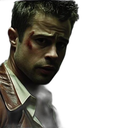 face, jacket, photorealistic, concept art, comic book art, cyberpunk, man, rough transparent PNG cut-out