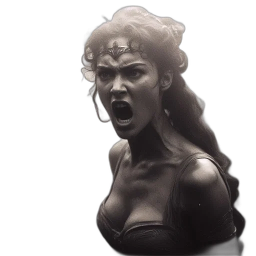 comic book art, concept art, fantasy art, photorealistic, intense, emotionally, charged, scene transparent PNG cut-out