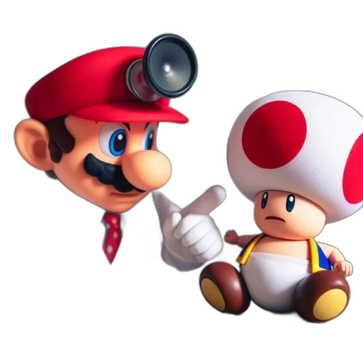 hat, staff, weapon, 3d render, concept art, pixel art, photorealistic, mario transparent PNG cut-out