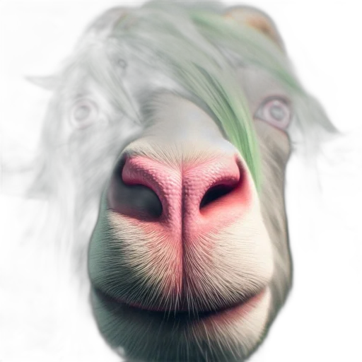 animal, face, creature, mask, photorealistic, concept art, watercolor, fantasy art transparent PNG cut-out