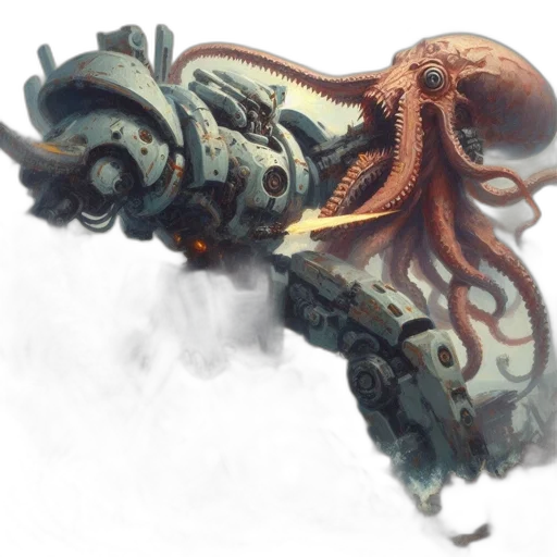 creature, weapon, staff, crown, concept art, fantasy art, 3d render, photorealistic transparent PNG cut-out
