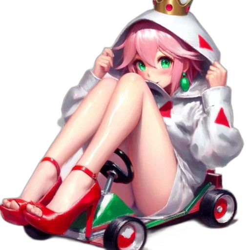car, weapon, robot, crown, concept art, pixel art, anime, fantasy art transparent PNG cut-out