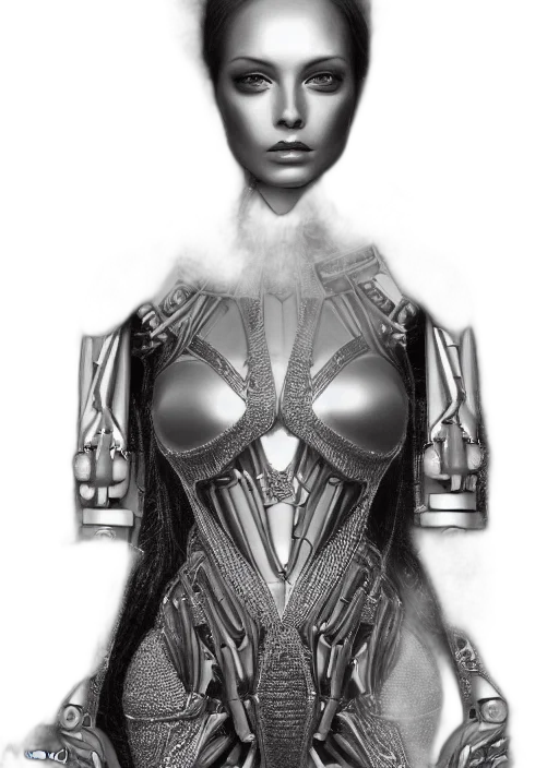 dress, robot, jewelry, mask transparent PNG cut-out